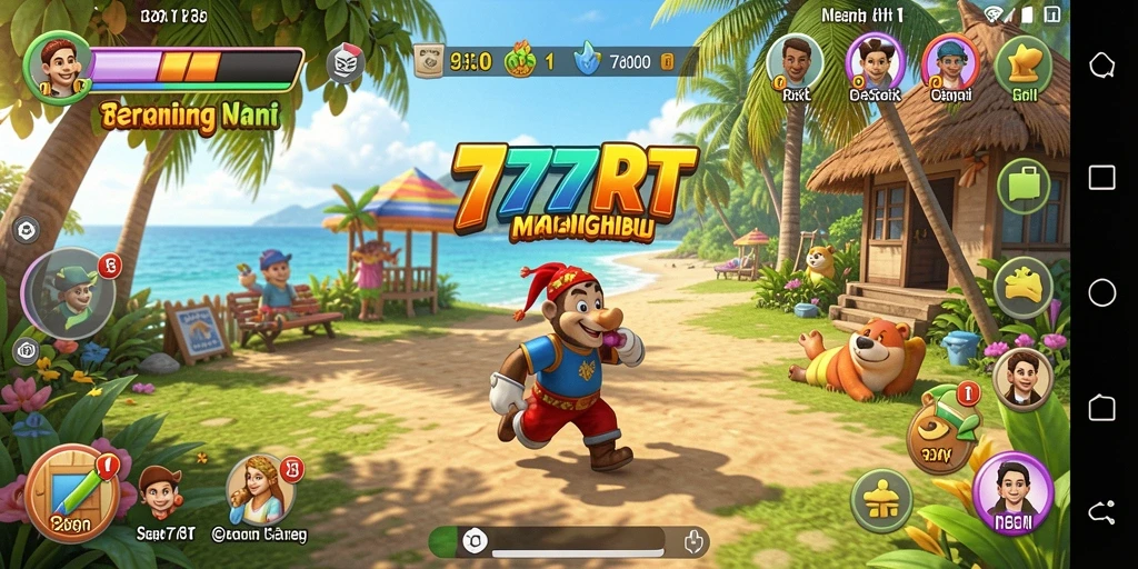 Tampilan menarik dari gameplay 777RT yang menghibur.
