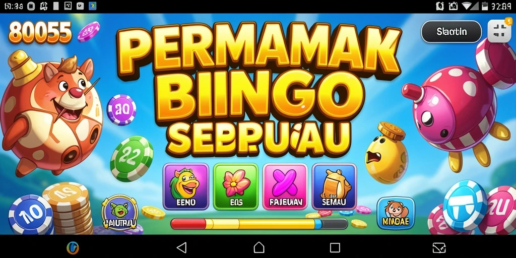 Tampilan gameplay Bingo yang seru dan interaktif.