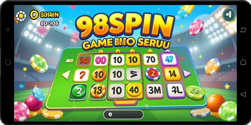 Tampilan gameplay seru di 98SPIN dengan suasana Bingo yang menyenangkan.