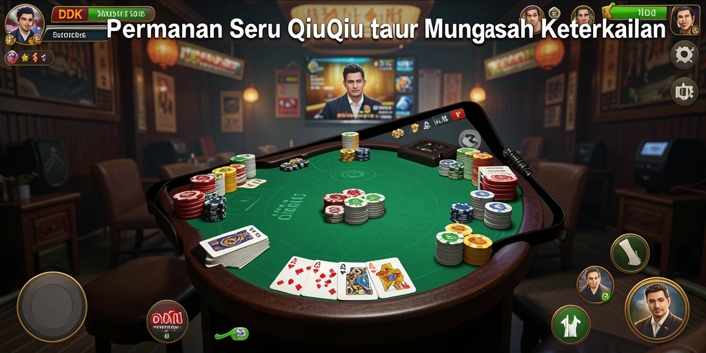 Tangkapan layar gameplay QiuQiu DKK yang menarik.