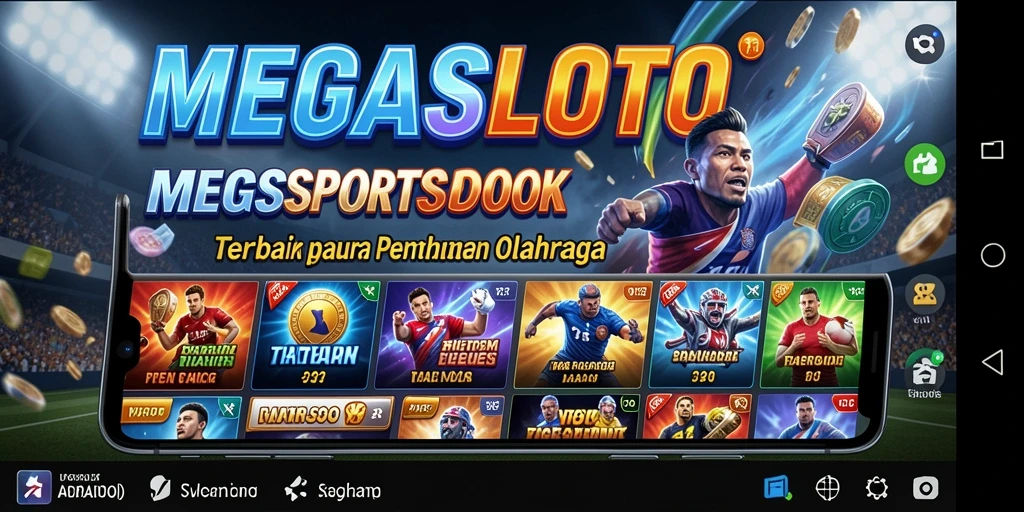 Tampilan gameplay menarik dari MEGASLOTO dengan berbagai pilihan taruhan.