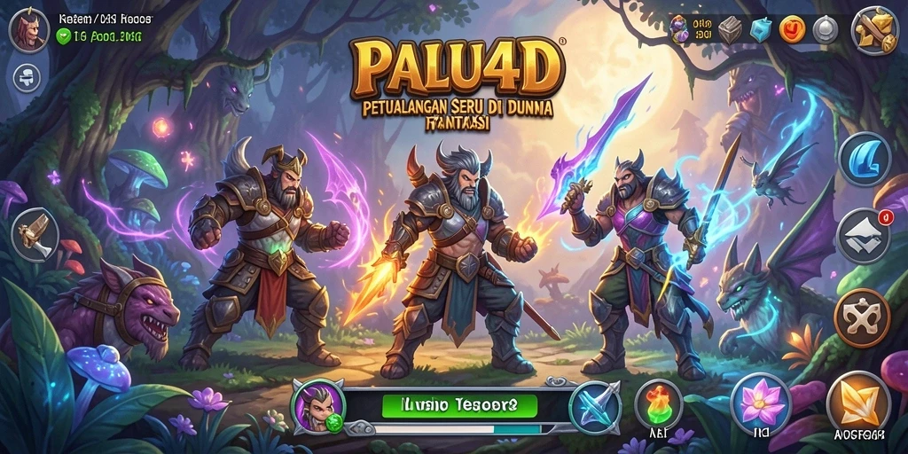 Gambaran gameplay seru dari PALU4D dalam dunia petualangan.