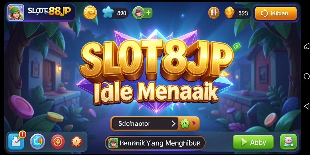 Tampilan gameplay menarik dari SLOT88JP dengan berbagai simbol.