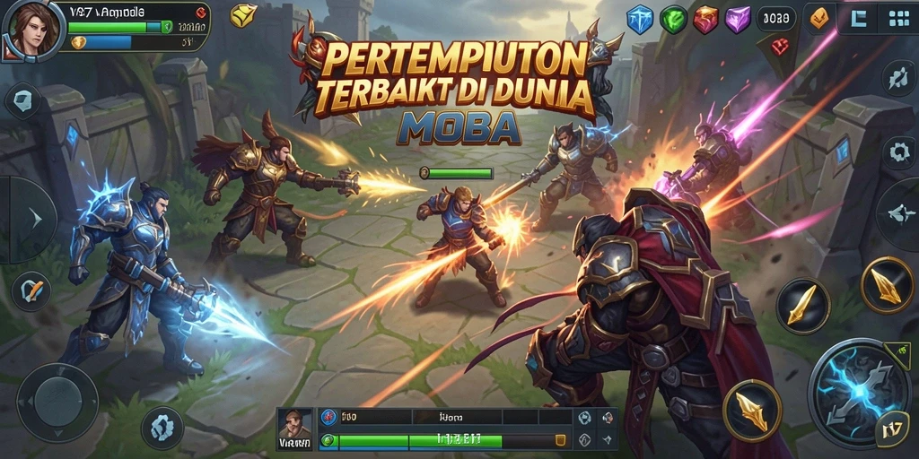 Gameplay seru di <strong>V87</strong> dengan aksi seru dan strategi MOBA yang mendalam.