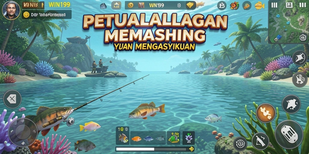 Tangkapan ikan yang menarik dalam gameplay WIN199.