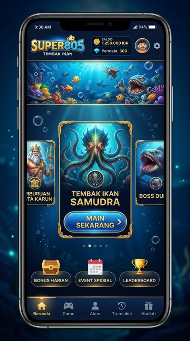 Proses unduh aplikasi yang mudah dan cepat di super805.